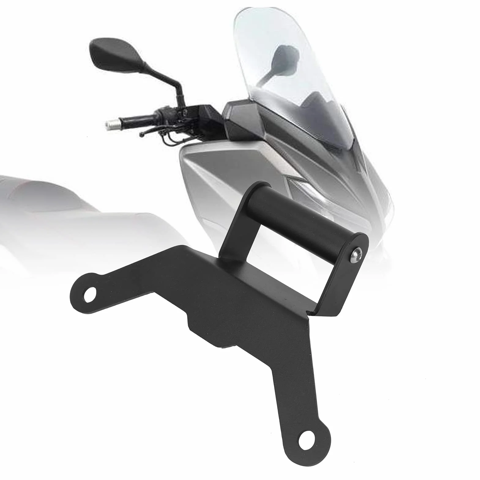 Tbest Staffa di Navigazione per Moto Sostituzione in Alluminio per XMAX 250 300 500 2018 2021 Supporti per Dispositivi Elettrici Powersports Supporti per Dispositivi Elettrici