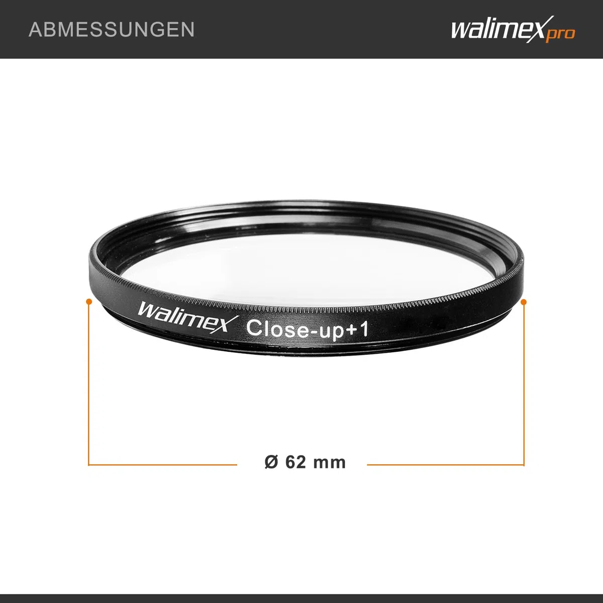 Walimex Close up Makrolinsen-Set 62mm inkl. +1/+2/+4/+10 Dioptrien