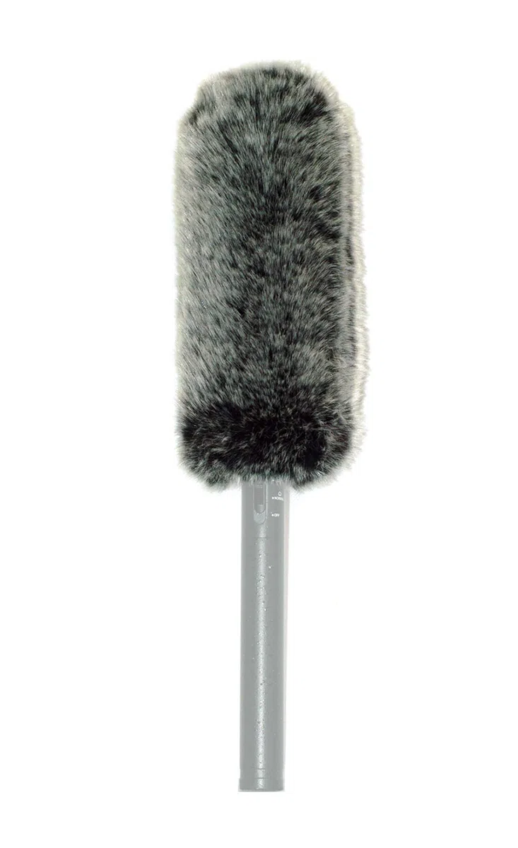 Parabrezza MIC in pelliccia pelosa da 18 cm compatibile con microfono Rode Ntg-3 ntg-2 ntg-1 Sony ECM-674 ECM-678 ECM 680s Technica AT897 Sennheiser MKH416/MKE600