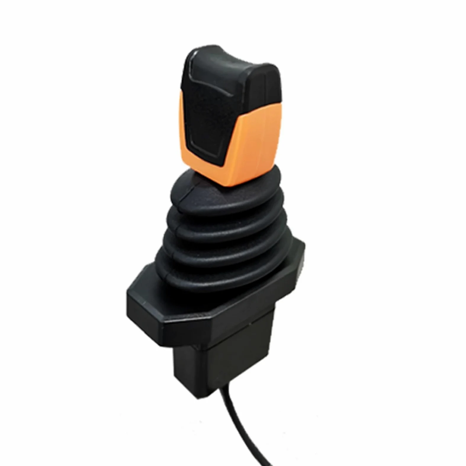 DIKAMAN Joystick, SMC105 Macchinari di ingneria Controllo remoto Gru Maniglia comando Asta spinta ad asse singolo, Joystick Hall Tipo a punta dito(5V,Self-reset output 0.3-4.7)