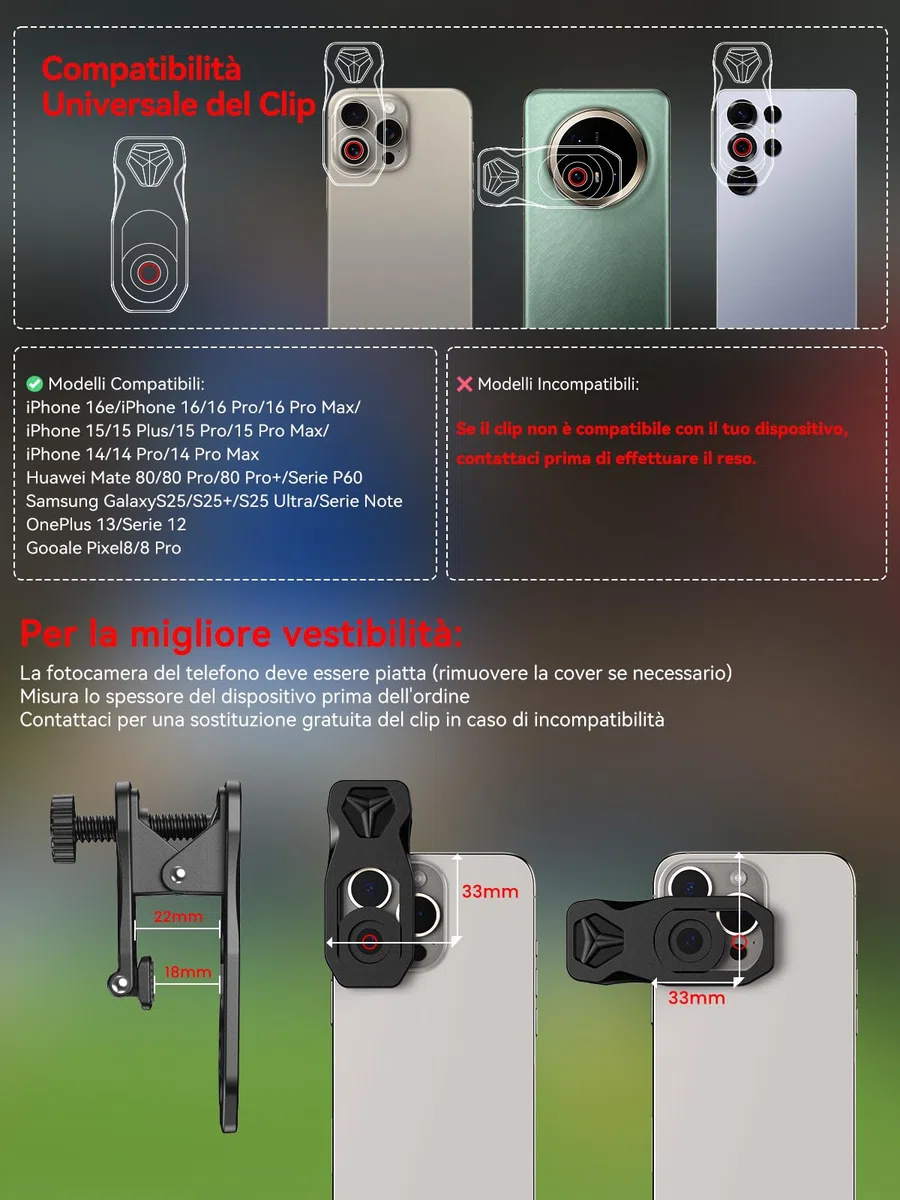Apexel teleobiettivo per smartphone,obiettivo per smartphone ad alta potenza 28x HD Funziona con iPhone Samsung Pixel Android Qualsiasi smartphone