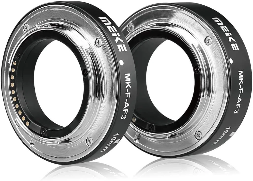 MK F-AF3 Auto Fucus Macro Tubo di estensione per Fujifilm Mirrorless Camera (10 mm 16 mm solo o conbinazione) X-T1 X-T2 X-Pro1 X-Pro2 X-T10 X-A1 X-E1 X-E2 X-E3 X-T20 X-T3 X-T30