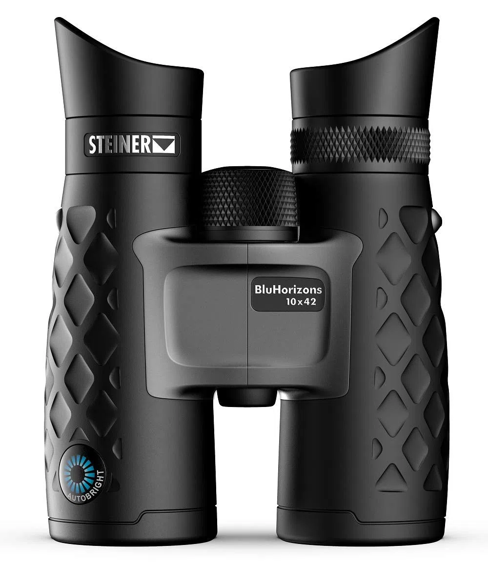Steiner BluHorizons - Binocolo con tecnologia lenti esclusiva, protezione per gli occhi, compatto, leggero, ideale per attività all'aperto ed eventi sportivi, 10x42