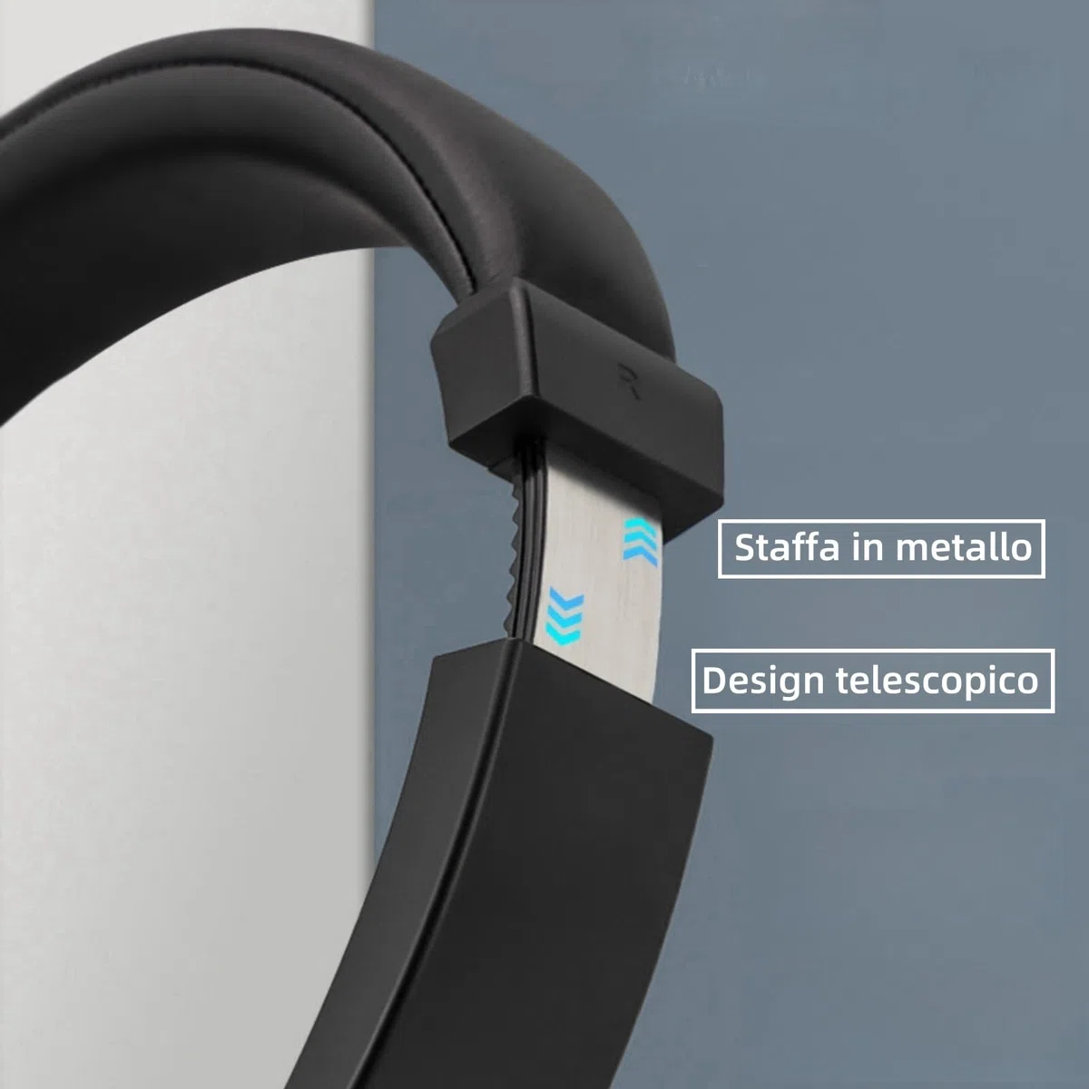 Cuffie Tv Stereo Bluetooth 5.3, Cuffie Bluetooth Senza Fili On-Ear Con Trasmettitore Usb, Archetto Retrattile Auricolari On-Ear Ultra Leggero Per Adulti, Adolescenti E Anziani