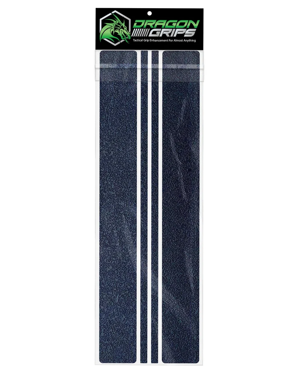 Dragon Grips Nastro antiscivolo in gomma testurizzata, 4 pezzi, nero, per tablet, iPad, custodie, Chromebook, MacBook e computer portatile, autoadesivo, multiuso, per qualsiasi cosa