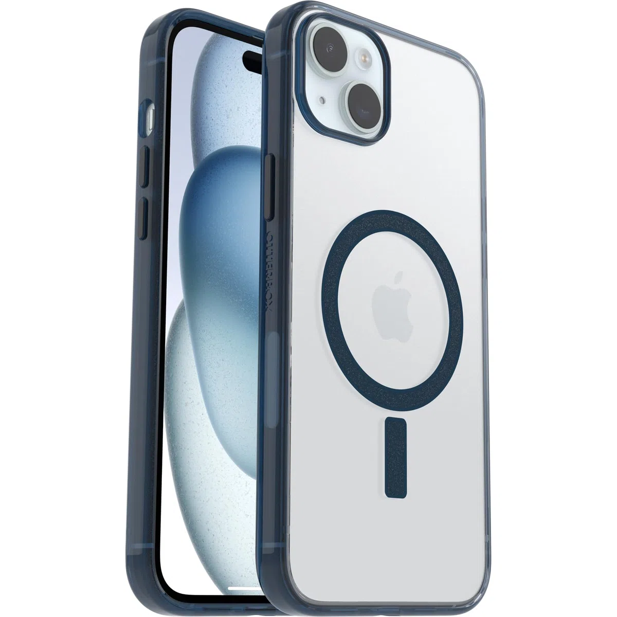 OtterBox Cover Serie Clear Case con MagSafe per iPhone 15 Pro Max, Resistente a Shock e Cadute, Ultra Sottile, Protettiva, testata 3x norme MIL-STD 810G, Manta Ray