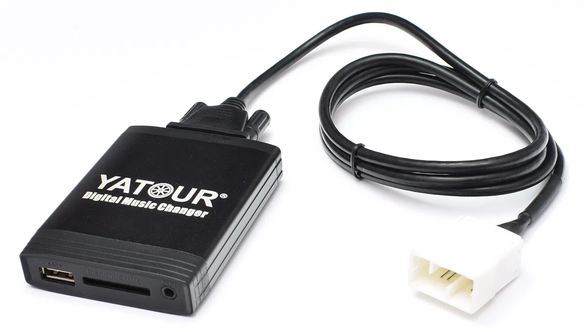 Yatour YT-M06-HONF Adattatore USB SD AUX MP3, compatibile con Honda e Goldwing GL1800 SC47, adattatore musica di viaggio