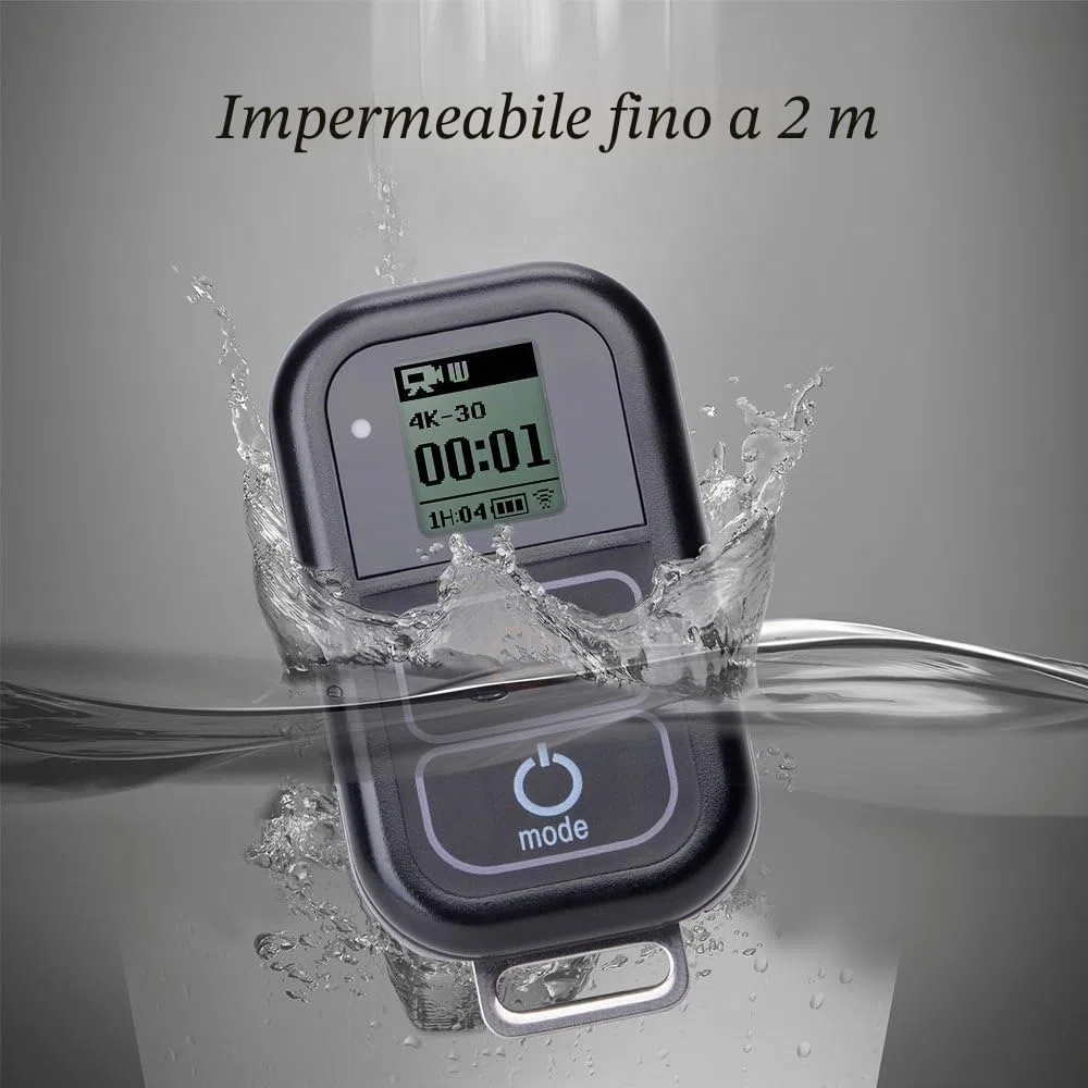 Suptig Telecomando Senza Fili Impermeabile per GoPro Hero 8, 7 Black, 6, 5/5Session/4/4S/3+/3 Sport Fotocamera Wi-Fi di Ricambio