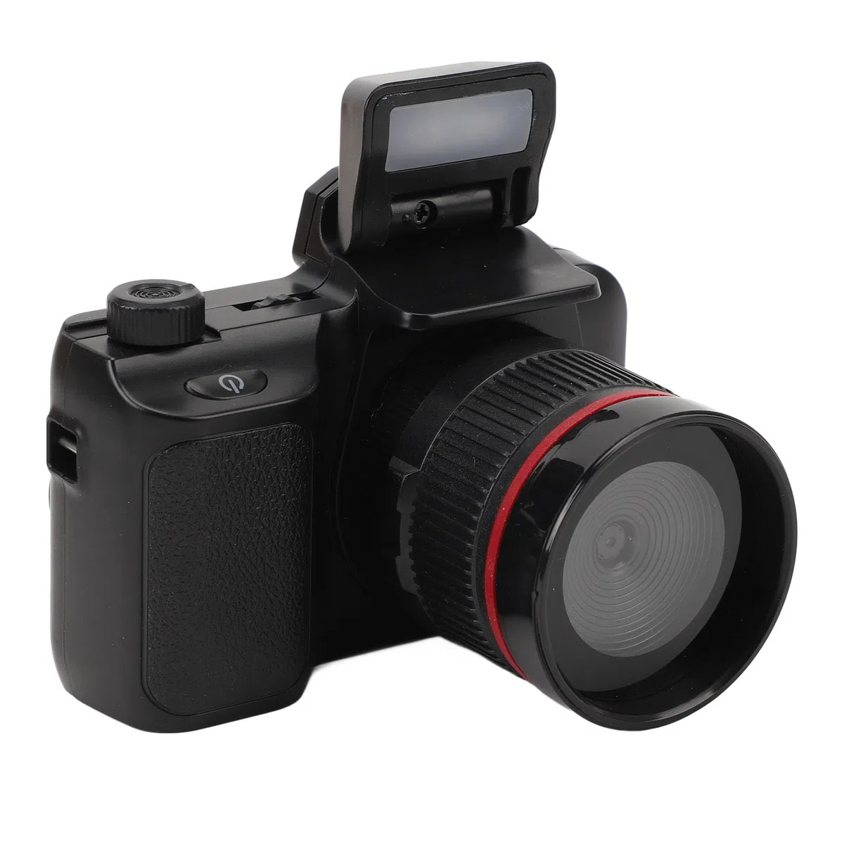 Fotocamera Reflex, Fotocamera 1080P Mini Fotocamera Reflex Digitale con Schermo Flip da 2,0 Pollici, Video Zoom Digitale 4X per Bambini Adulti Principianti