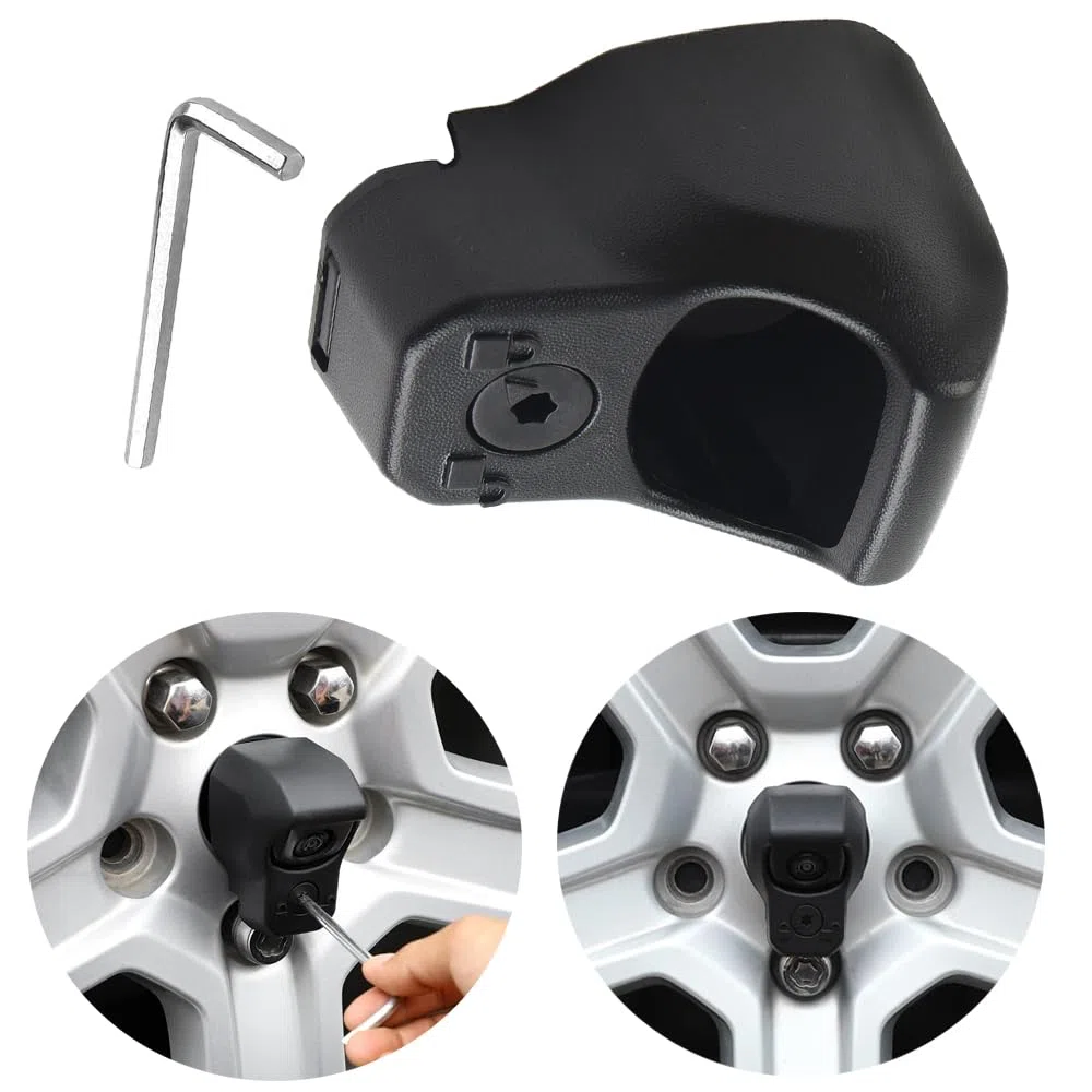 MASO - Copertura per fotocamera posteriore in ABS, colore nero, per J&e-ep Wrangler JL 2018-2023