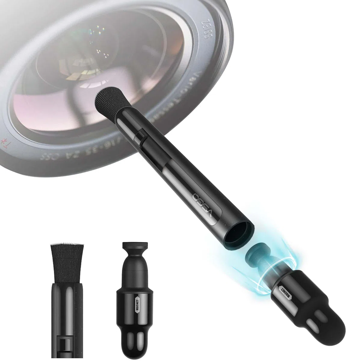 VSGO Power-Switch penna per la pulizia delle lenti V-P03E AR VR Occhiali Telefono Tablet Schermo Nudo Punta in Carbonio
