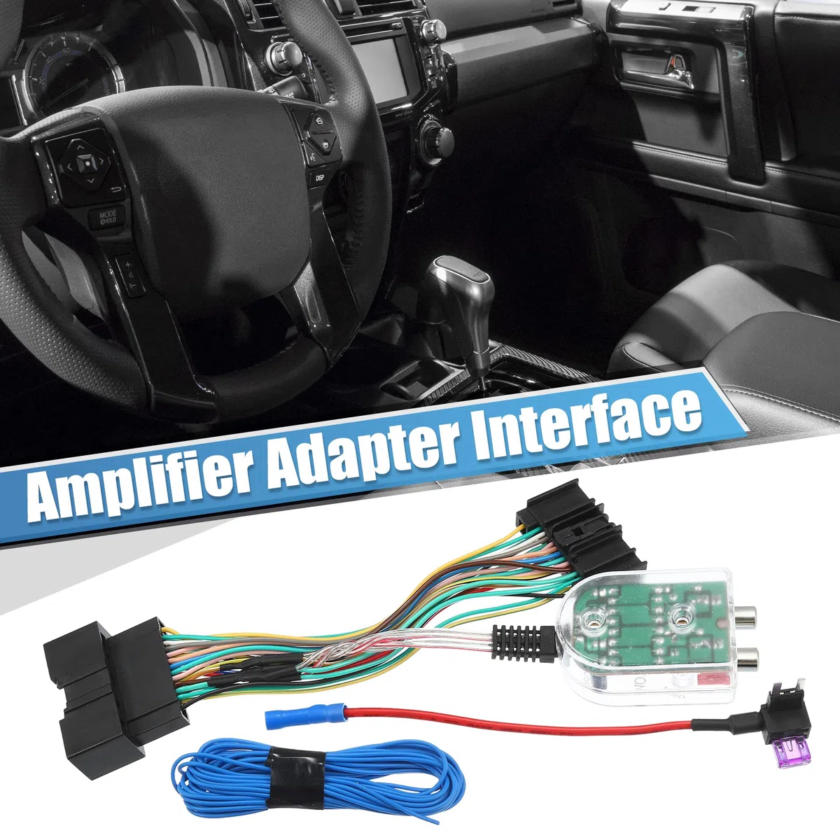 A ABSOPRO 1 Set Aggiunta Subwoofer Amplificatore Collegamento Diretto Cablaggio per Ford 70-5524