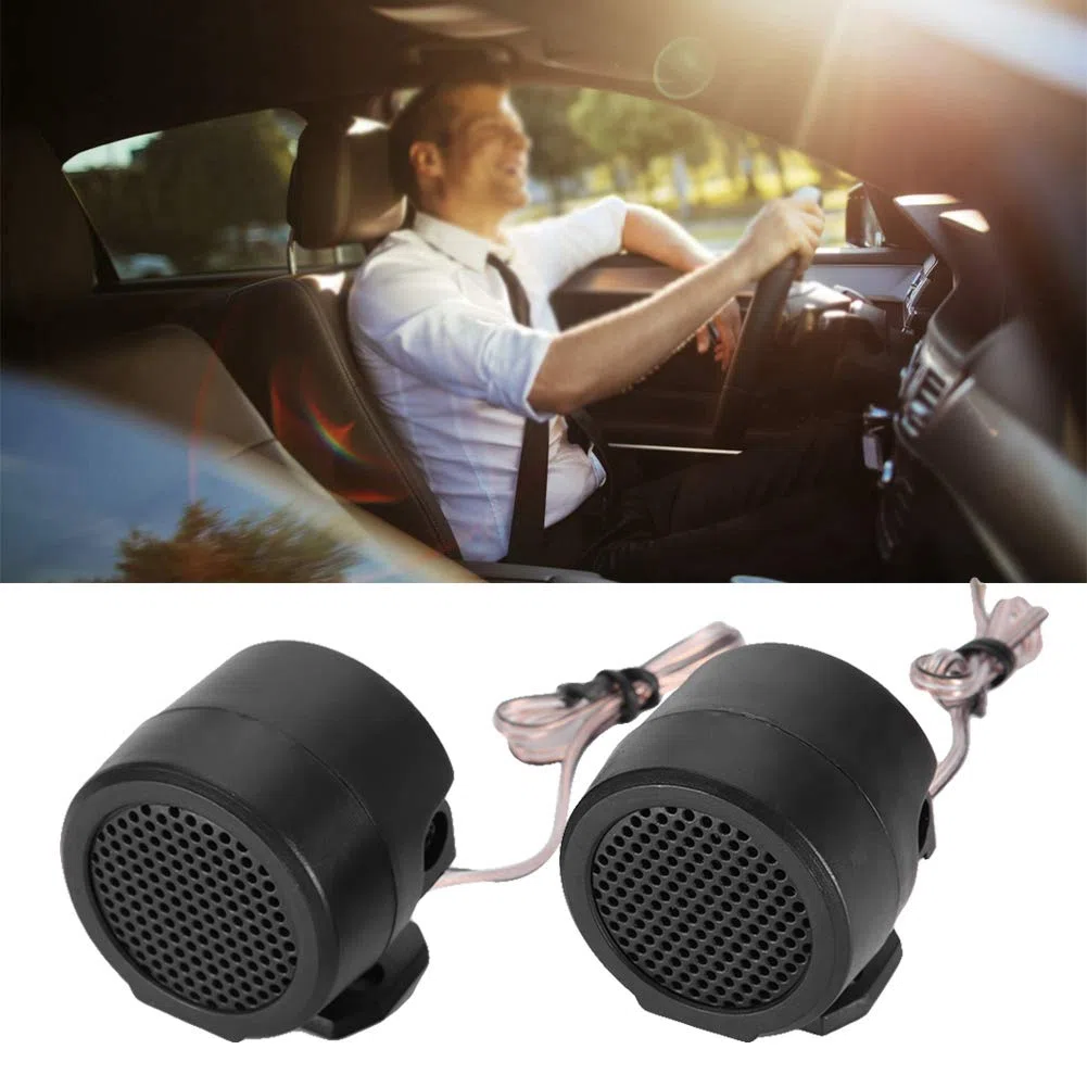 Duokon twitter auto-casse tweeter per auto Black 12V 500W Altoparlante per auto Mini Tweeter per o 165mm 91dB Altoparlante per auto Automobile Plastica Nero