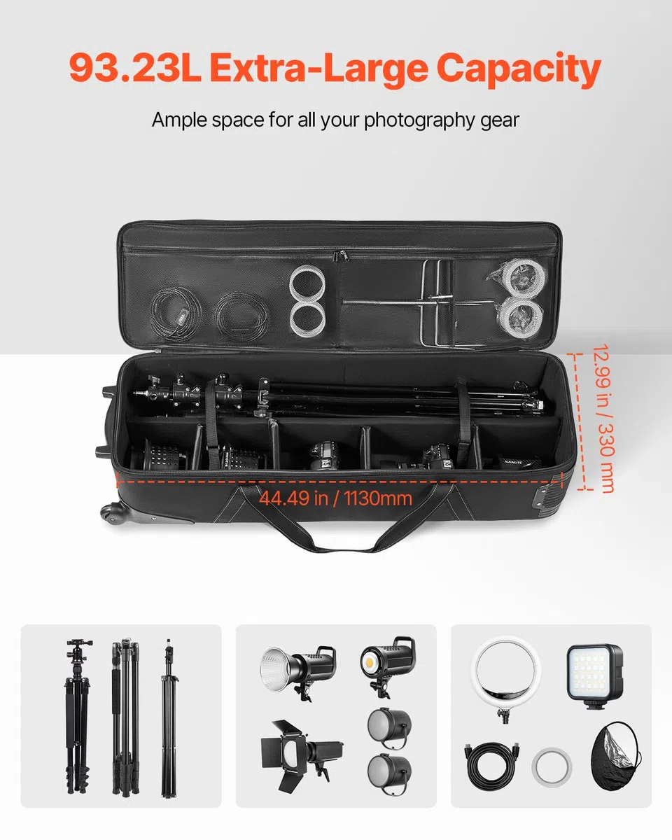VEVOR Trolley per Attrezzatura da Studio