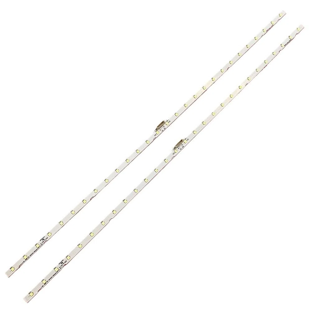 Striscia LED (2) Adatta for Samsung UE43NU7190U UE43RU7179U UE43NU7092 UE43NU7090 UE43NU7170 UE43RU7100 UE43NU7120U UE43RU7120 UE43NU7199U(4pcs for 2 TV)