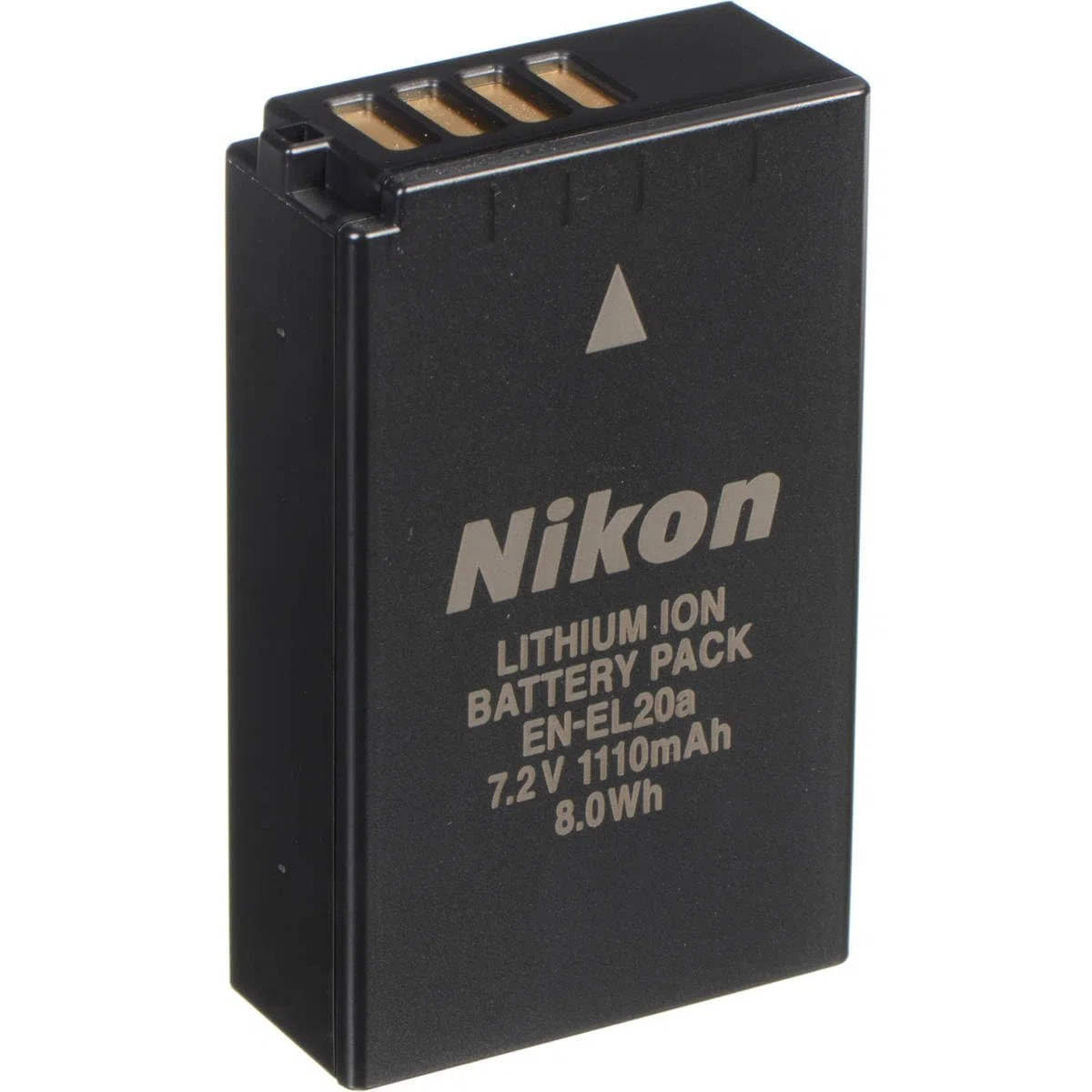 Nikon ENEL20a Batteria Ricaricabile Li-ion, 1110 mAh, Nera