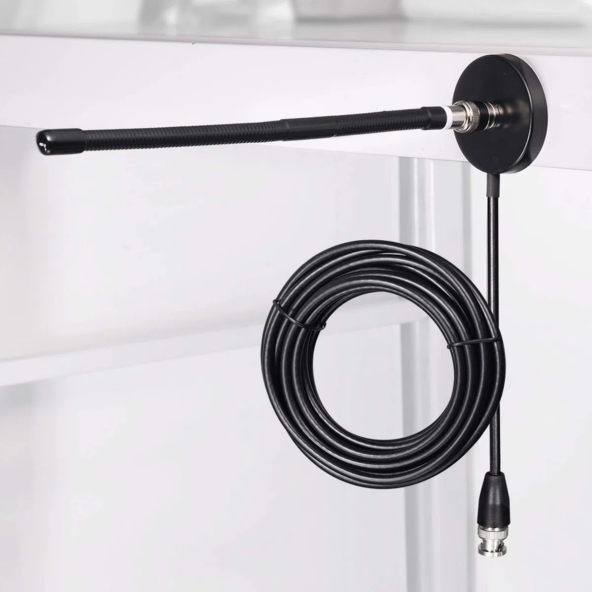 Bingfu Antenna Radio CB 27MHz Base Magnetica Connettore BNC PL259 Frusta Morbida Compatibile con Cobra Midland Uniden Maxon President Radio CB Portatile Scanner Radio Autoradio Mobile