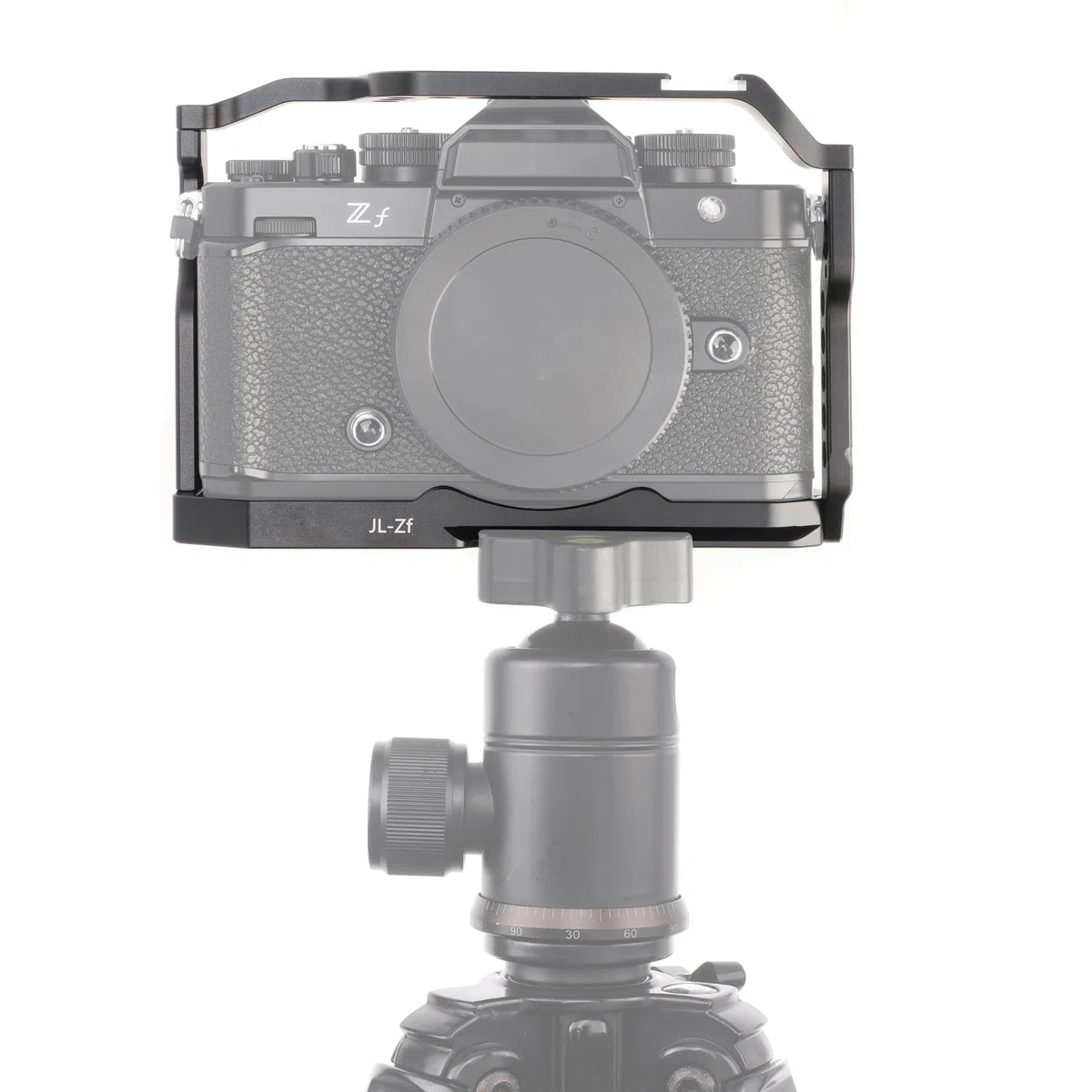 Fotga Zf - Gabbia per fotocamera + maniglia superiore per Nikon Zf Mirrorless Camera Vlog Video Shooting Film Making con 1/4"-20 3/8"-16 fori Cold Shoe Mount, maniglia Arri Locating Hole,Camera