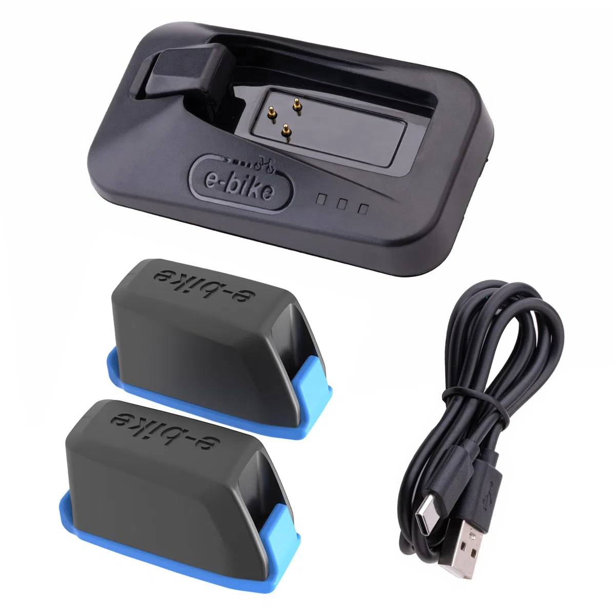 Batterie +Caricabatterie compatibile con AXS RED ETAP Force GX Eagle Rival trasmissione cambio, 2 pezzi 380mAH