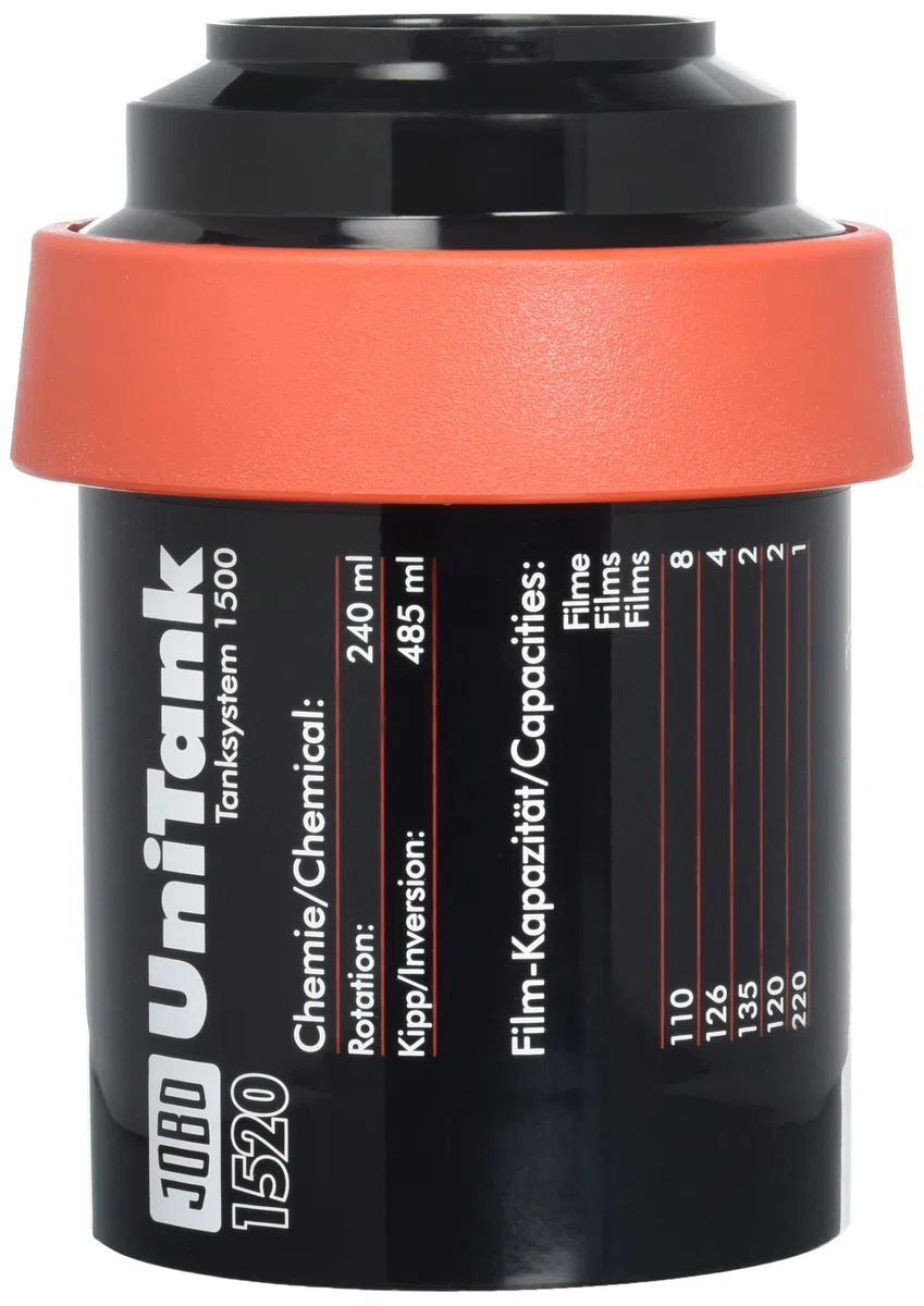 Jobo - Uni Tank, Tank per lo sviluppo con 1 spirale per 1 KB o pellicole da 120