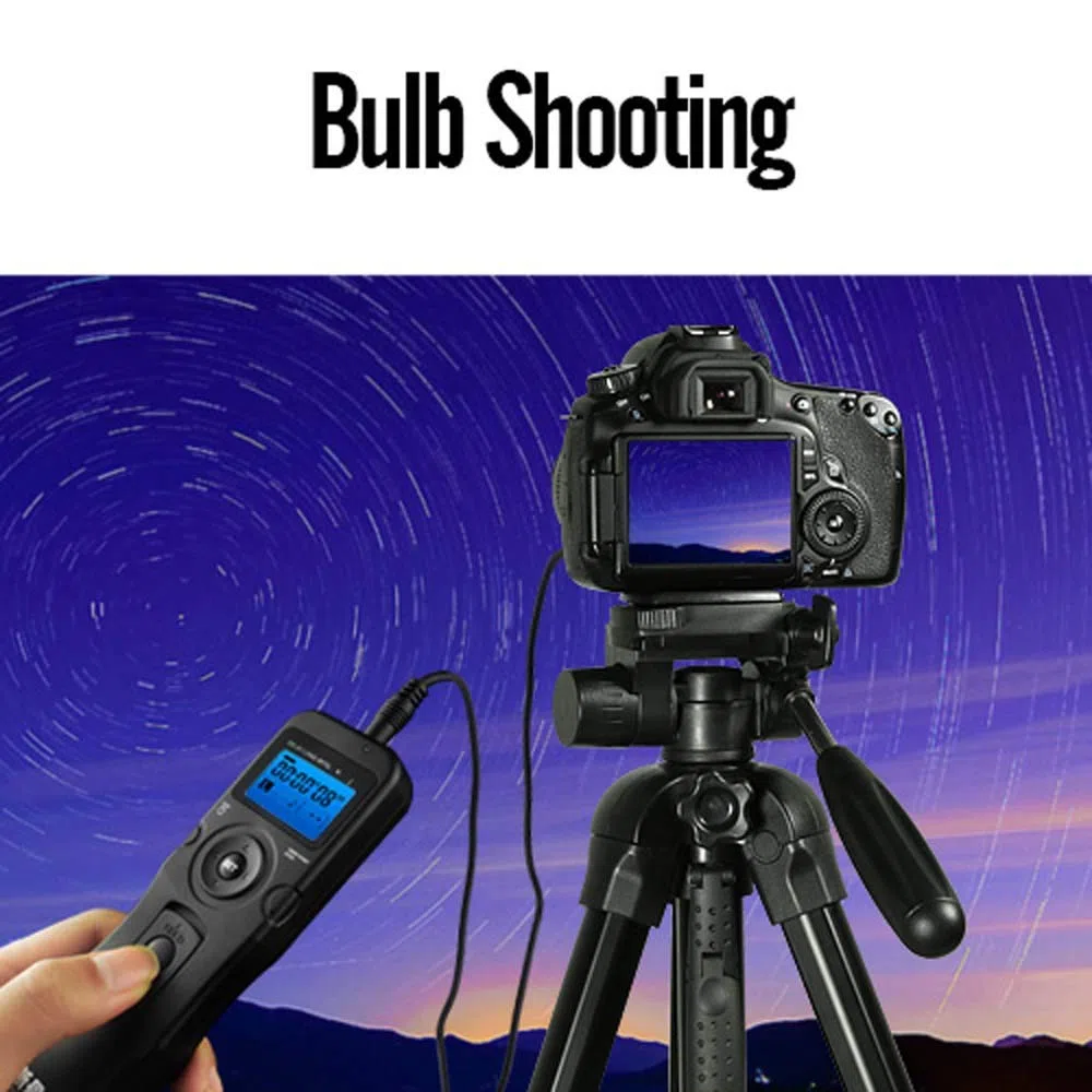 PHOTOOLEX T710C Telecomando Intervallometro Scatto Remoto LCD Timer per Canon EOS 1300D / 1200D / 1100D / 1000D / 750D / 700D / 650D / 600D / 550D / 500D / 450D / 100D / 5D Mark II / 7D / 70D etc.