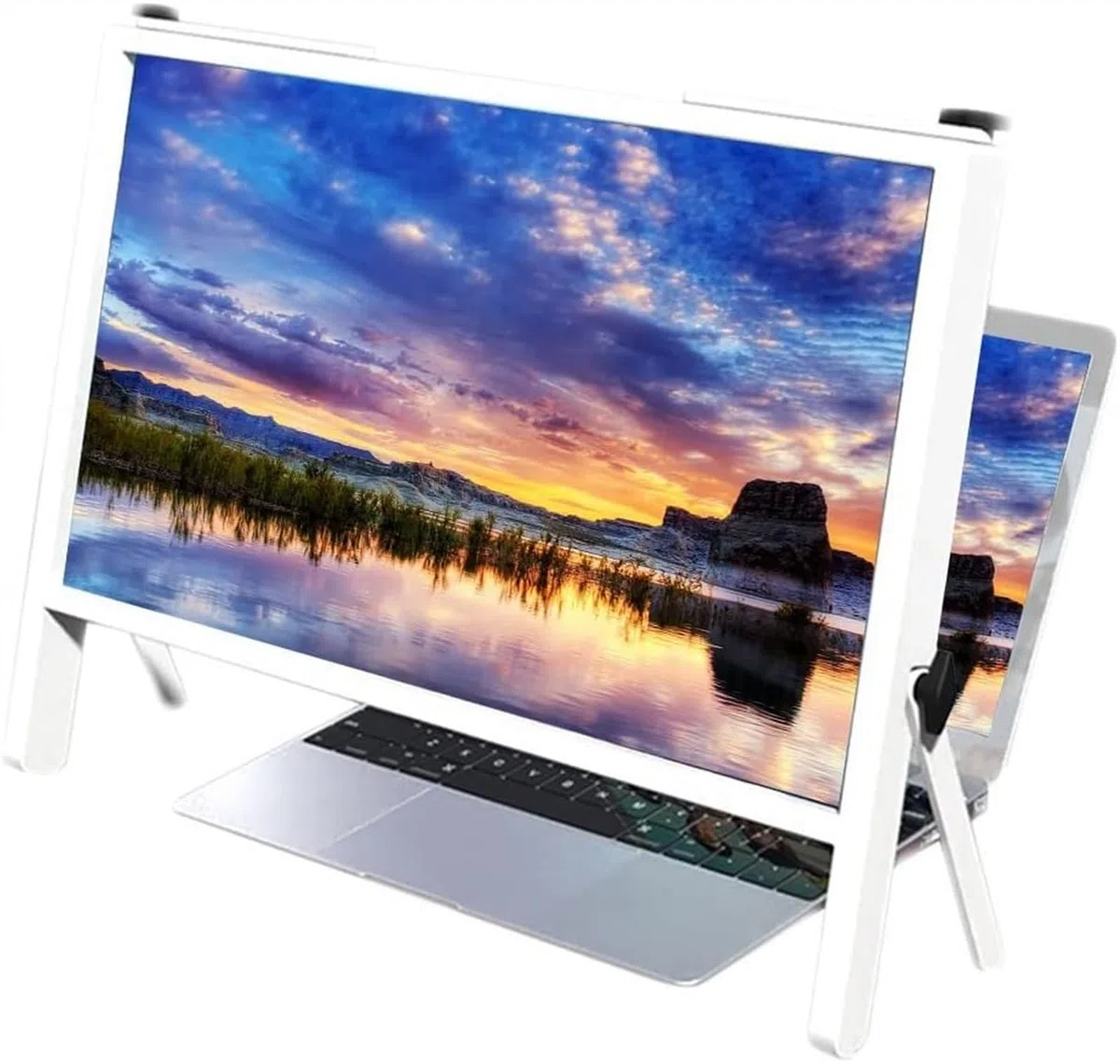 Grande Lente d'Ingrandimento dello Schermo del Computer Portatile, Schermo del Computer HD Amplificatore dello Schermo Espansioni dello Schermo Lente d'Ingrandimento 3D Portatile