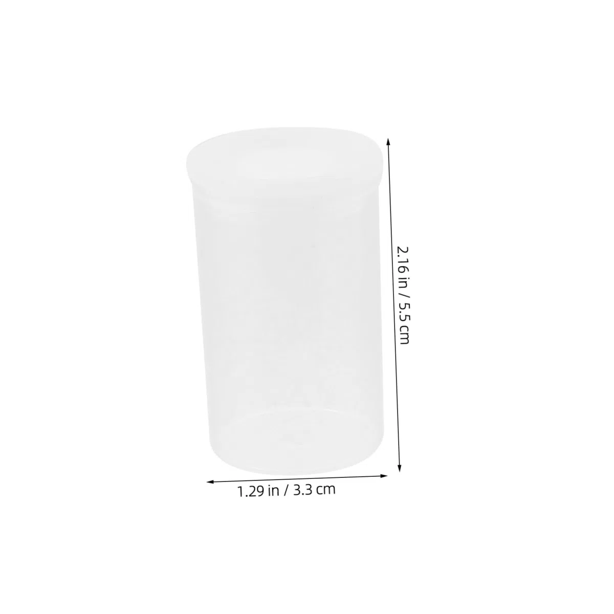 Uonlytech 120pezzi Canister Per Pellicole Plastiche Con Coperchi Contenitori Per Film Fotografia e Attività All