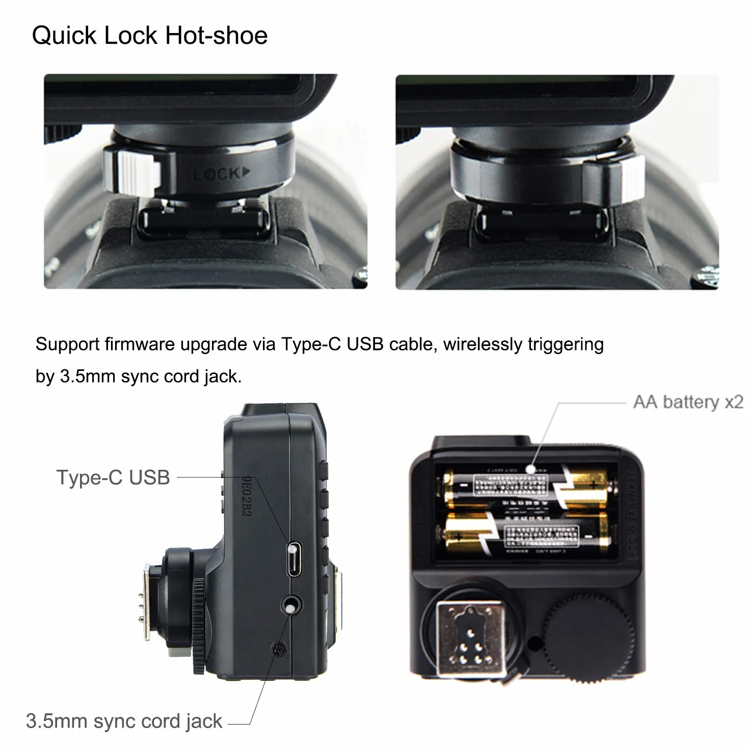 Godox X2T-O TTL Wireless Flash Trigger per Olympus Panasonic, 1 / 8000s HSS, Sale MTC, 5 Separate Bottoni Gruppo, trasferito Control-Ruota, Godox V1 AD200 AD200Pro TT685O TT350O V860II-O TT600