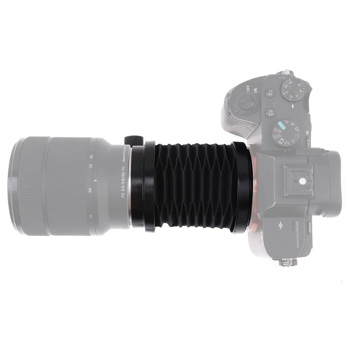 FOTGA Macro Extension - Dispositivo a soffietto per fotocamera Sony E-Mount NEX-7 A9 II A7S A7 Mark IV A7R III A1 A7C A700 A6500 A6400 A6300 A600 A6000 A5100