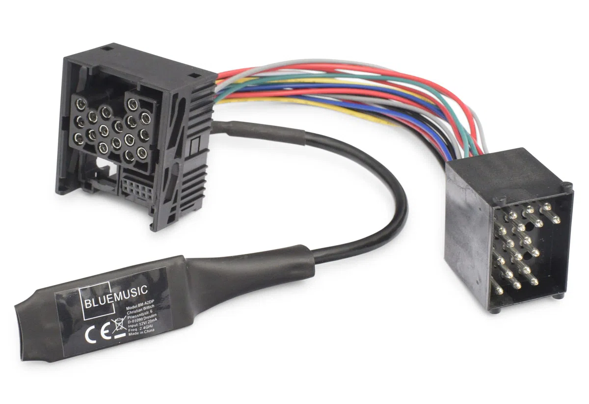 Adattatore musica bluetooth adatto per BMW E46 E39 E38 17 pin pin rotondo