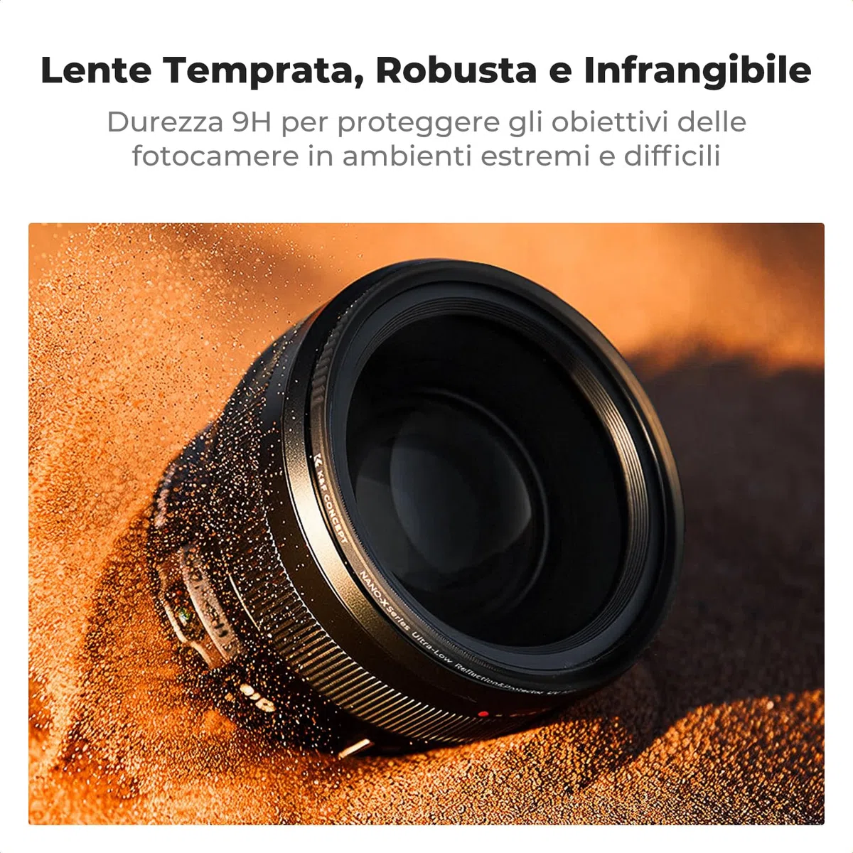 K&F CONCEPT 55mm Filtro UV Riflessione Ultrabassa & 9H Ultra-Duro con Un Panni di Puliziaper per Obiettivo Fotocamera, Protezione Ultravioletti, Vetro Ottico con 28 Strati Nano Rivestimento