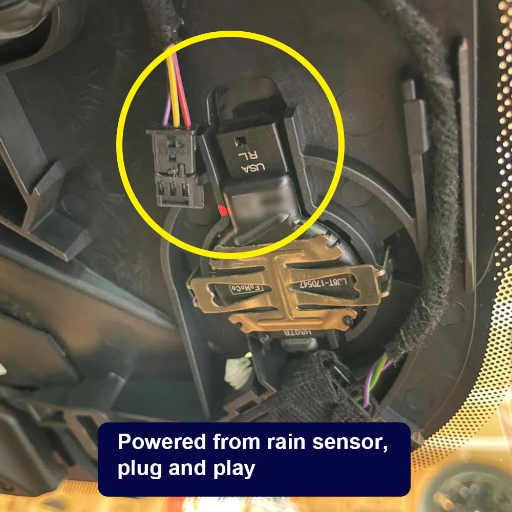 Fitcamx Dash cam Anteriore 2160P+Posteriore 1080P Adatta per Ford Puma 2024 2025 2026 (D1120), OEM Videocamera da Cruscotto, Doppio Video HD Wifi, Sensore G, Registrazione Loop, WDR, Scheda da 128GB