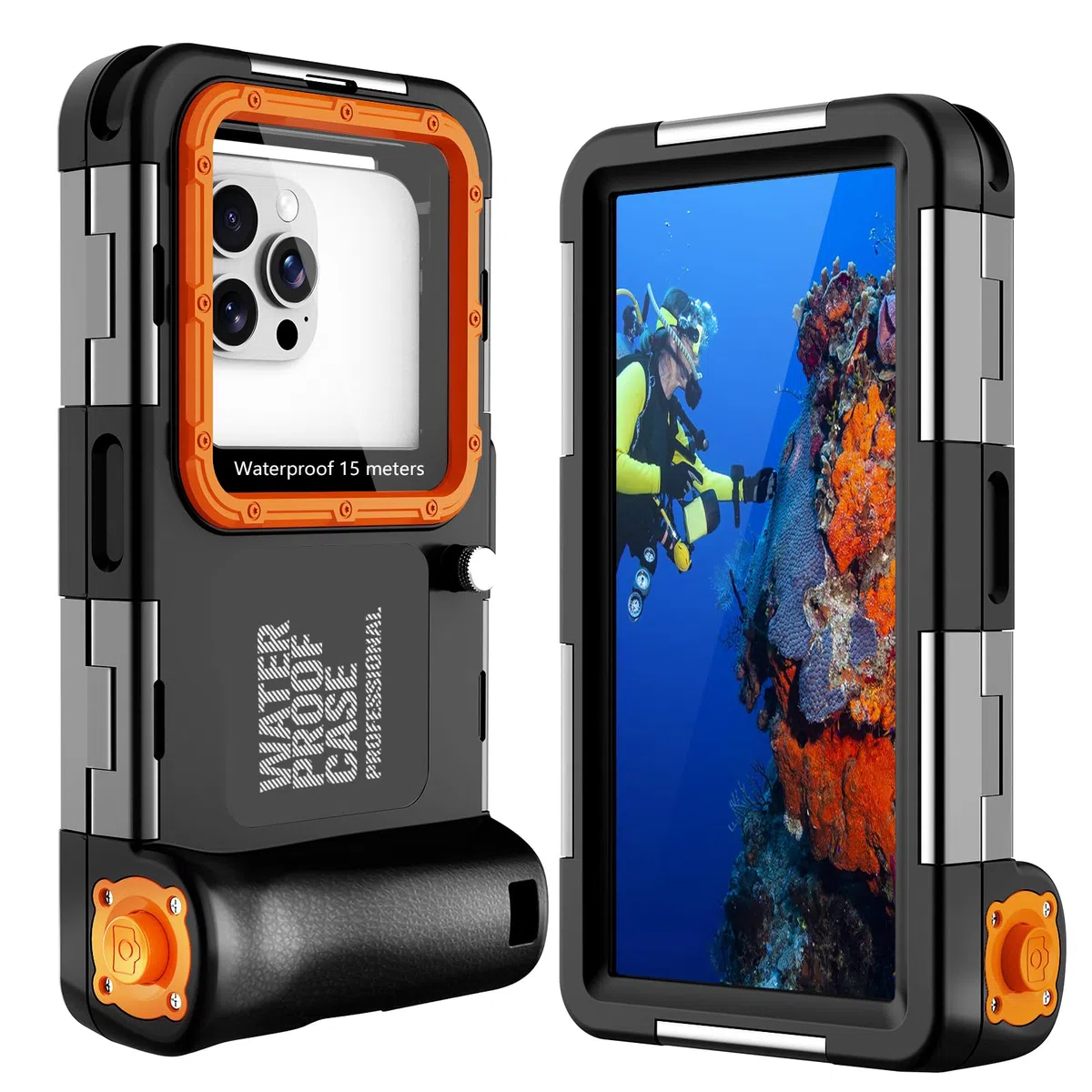 Custodia Impermeabile Smartphone IPX8 Porta Custodia Cellulare Impermeabile Universale Custodia Subacquea Sacchetto per iPhone 17 Air 16e 13 14 15 16 17 Pro 13 14 15 16 Plus 13 14 15 16 17 Pro Max