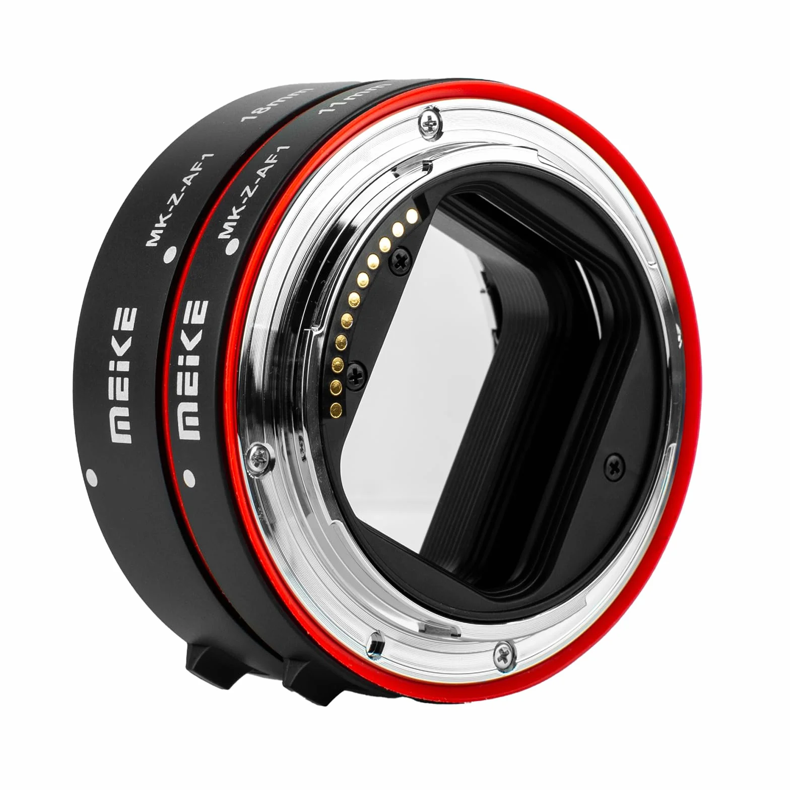 Meike MK-Z-AF1 Set di tubi di prolunga per macro con messa a fuoco automatica in metallo (11 mm + 18 mm) compatibile con Nikon Z5 Z6 Z6II Z7 Z7II Z50