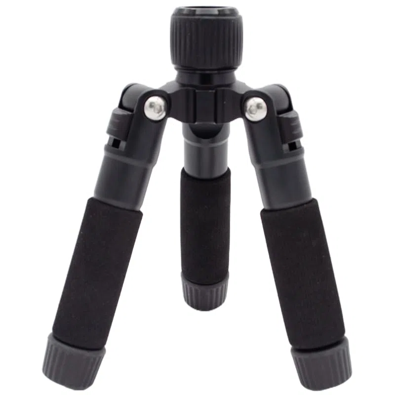 Comet HFJ-Tripod Mini treppiede portatile per antenna, pieghevole (da 7,5 "a 0,8 m), alluminio aeronautico, adattatori inclusi