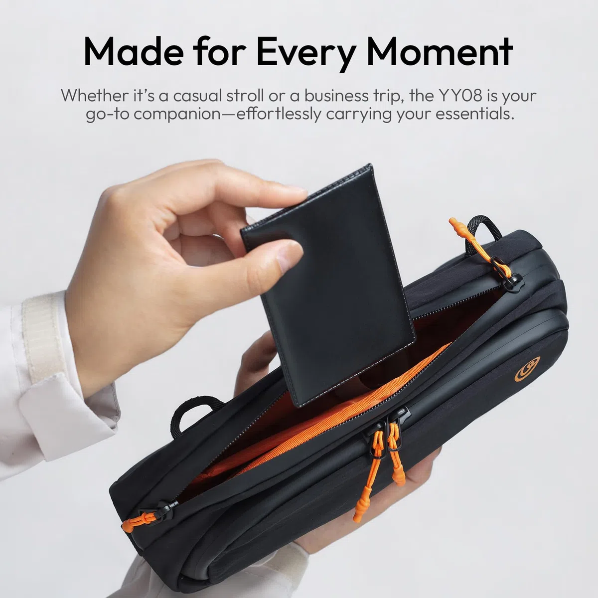 ULANZI YY08 Borsa per DJI Osmo Pocket 3, Borsa Portatile, Protezione per DJI Osmo Pocket 3 Creator Combo Accessori,Grigio