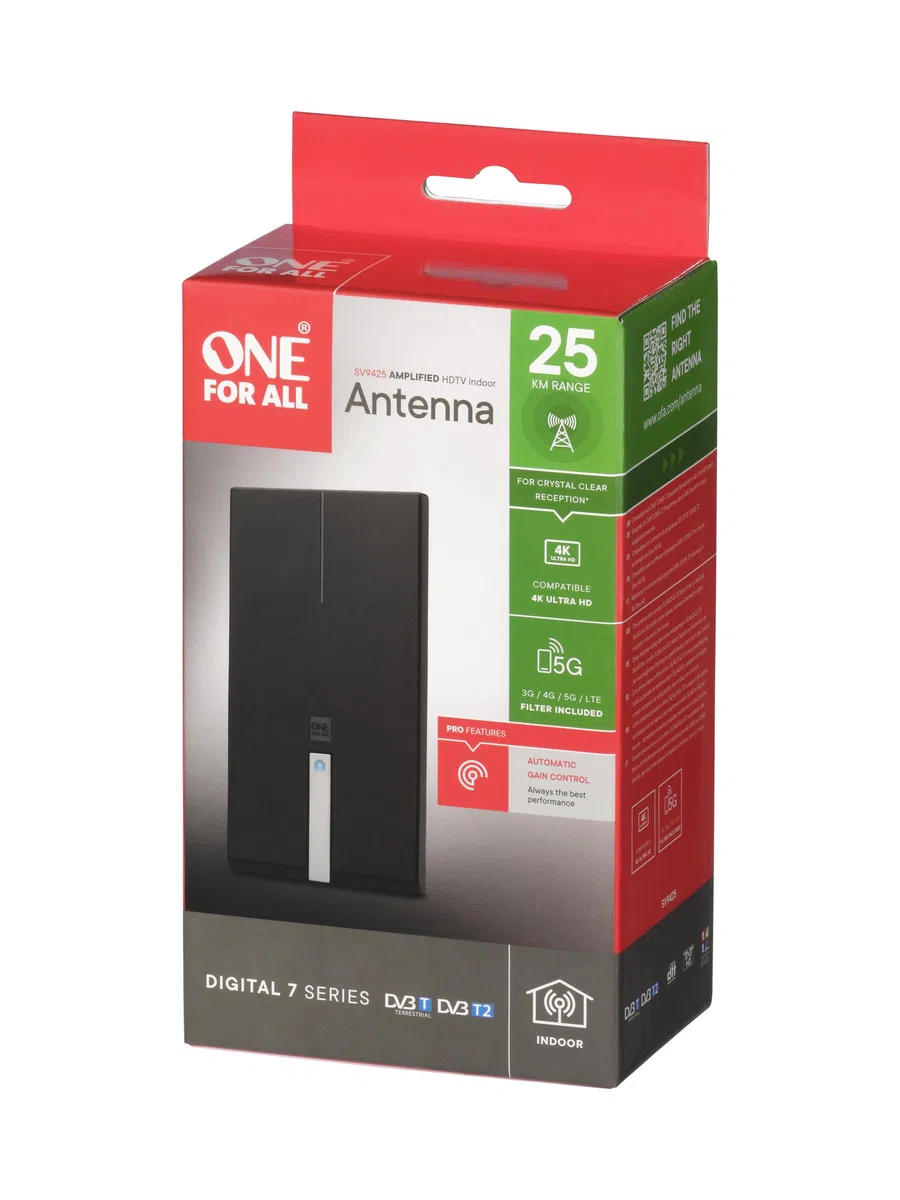 ONE FOR ALL DVB-T2 PREMIUM ANTENNA 5G SV9425-5G