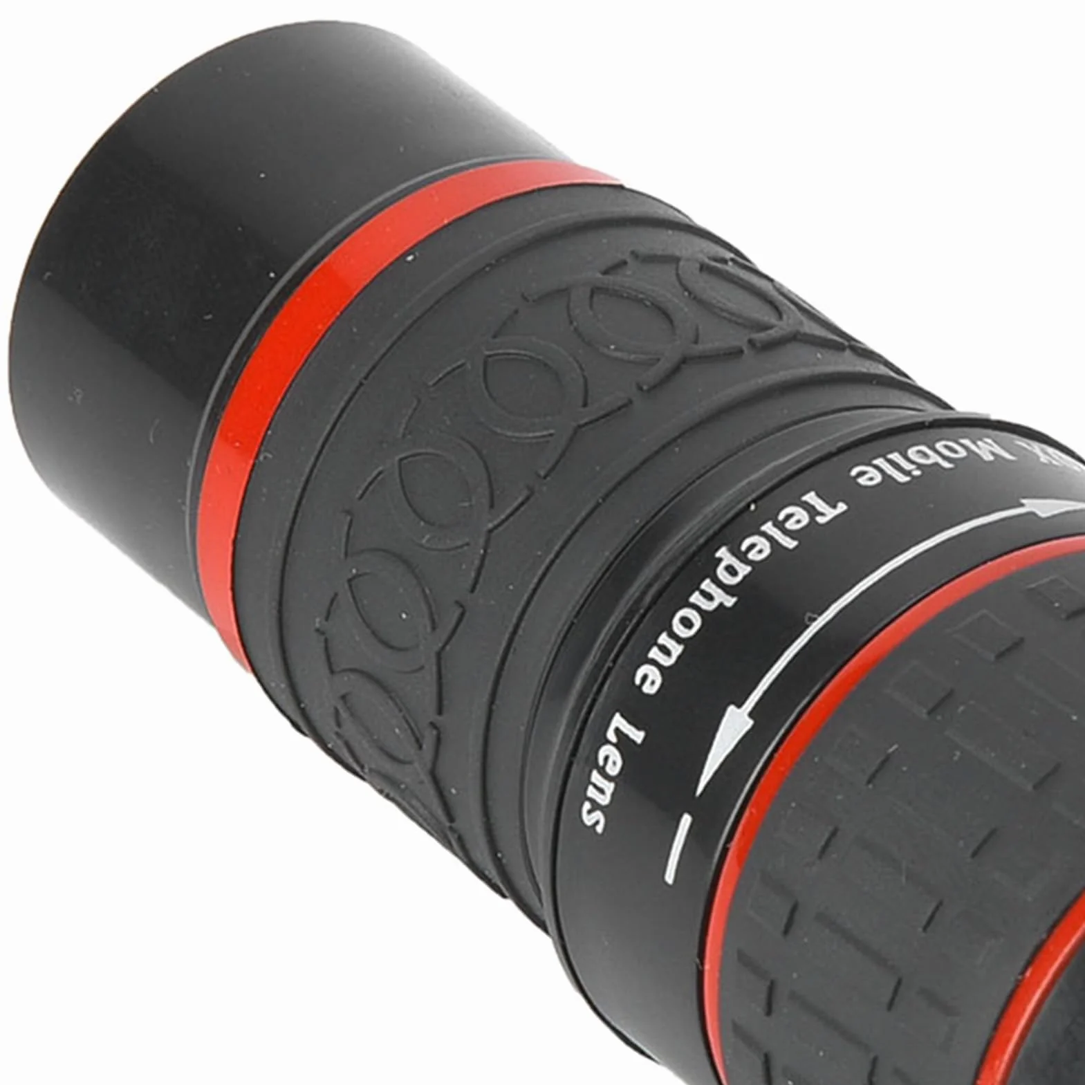 Gegong Lenti teleobiettivo 20x, obiettivo zoom a fuoco lungo, obiettivo per fotocamera per smartphone, lente tablet con montaggio a clip, accessorio Black ottico HD