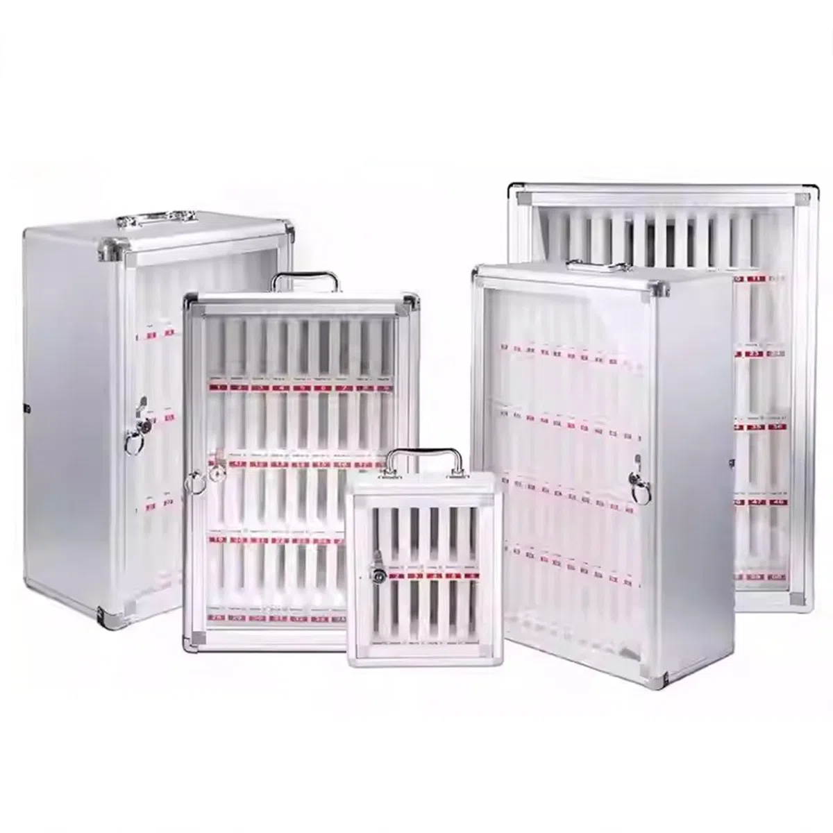 Armario para Guardar teléfonos móviles con Capacidad para 1260 teléfonos. Caja Fuerte Mural con Cerradura para escuelas Ems y hospitales. Solución portátil para la stión de Grs v