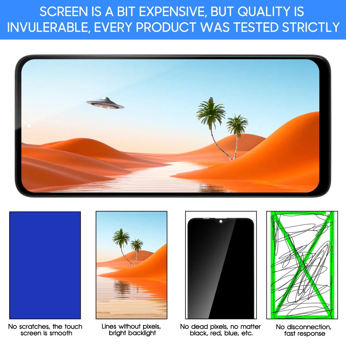 Schermo TFT LCD per Motorola Moto G15 XT2521-3 Schermo di ricambio per Motorola Moto G15 Power XT2521-5 Display LCD Digitizer Touch Screen Kit di montaggio completo con telaio (nero)