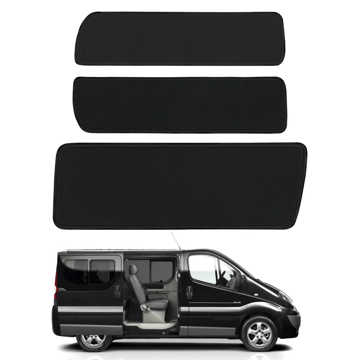 Confezione da 3 Tappetini sostituzione per Renault Trafic 2014-2024, Zerbino Ingresso, Zerbino Ingresso Durevole