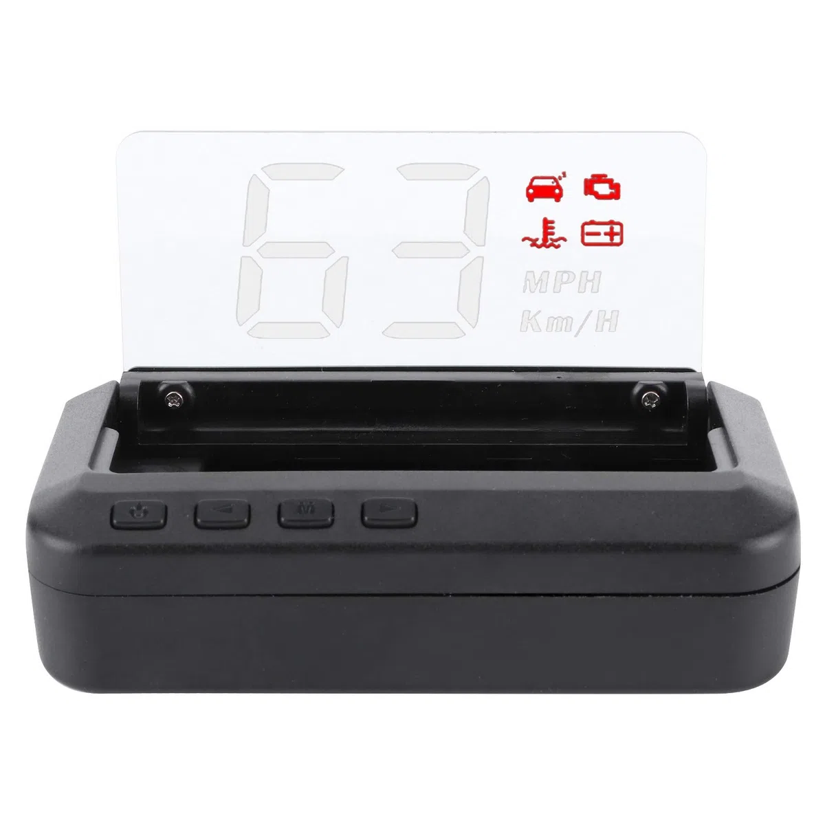 aqxreight - Head Up Display, Head Up Display multifunzionale da 3 pollici HUD Monitor Velocità Temperatura Acqua Display Voltaggio Proiettore OBD