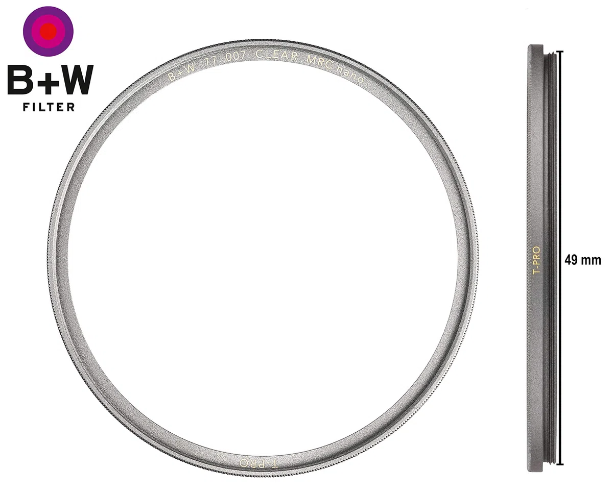 B+W Filtro T-Pro Clear007 Mrcnano 49Mm