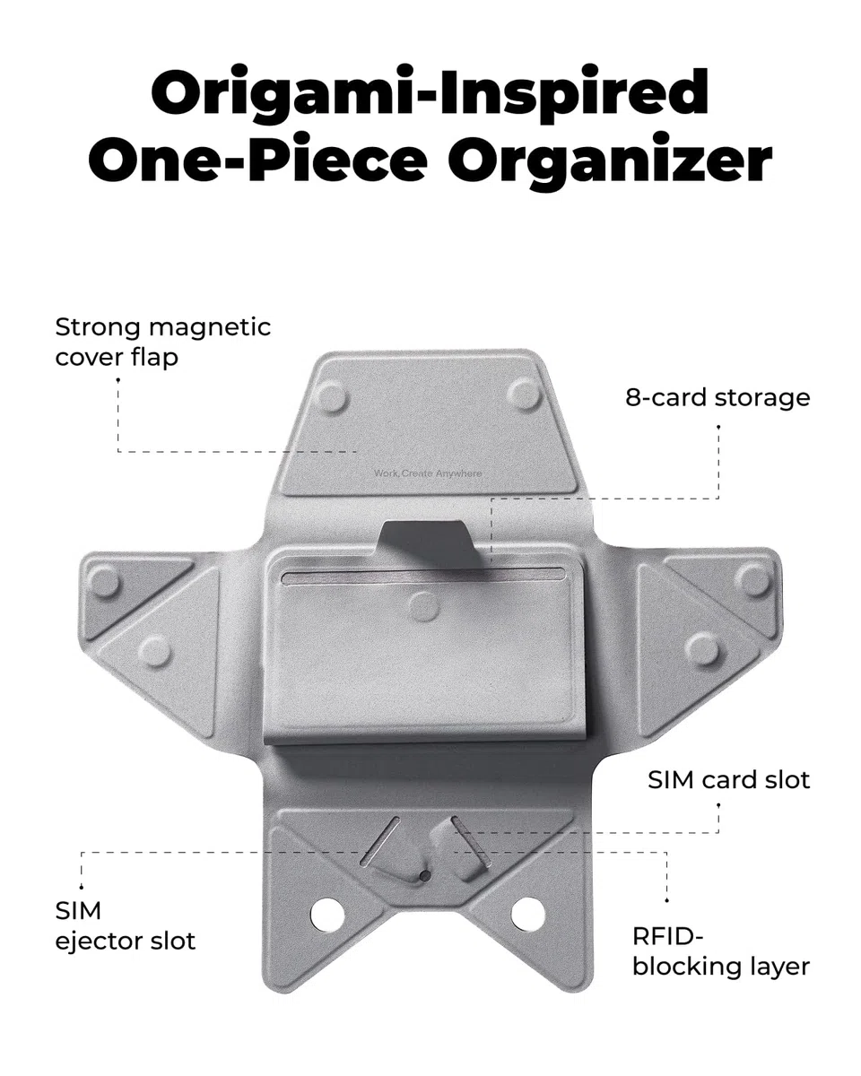 MOFT Portafoglio magnetico per telefono con supporto da viaggio Agile, Alba, 10 cm (L) x 7 cm (W) x 1.5 cm (H), Minimalista