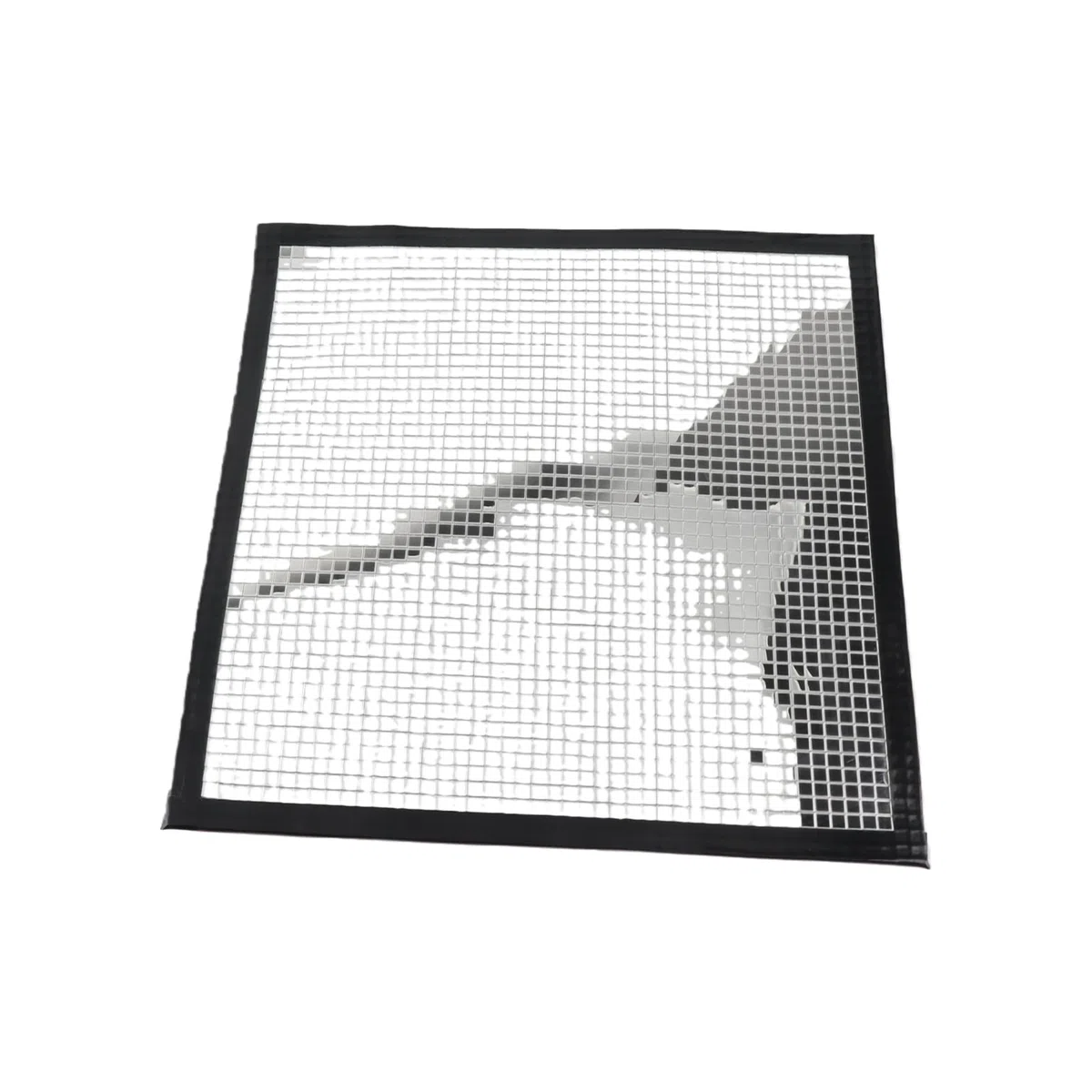 SIXRUN Riflettore di Luce per Flussi Ottici, Pannello a Specchio in Alluminio PC MCPET, 9,4 X 9,4 Pollici con Griglia da 0,2 X 0,2 Pollici, Riflettore Modellante la Luce per Riprese di Prodotti