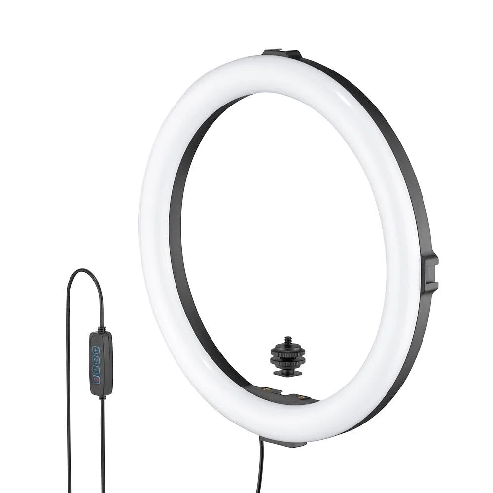 JOBY Beamo Ring Light 12", Luce LED, Ring Light Telefono, Fotocamera, Luce Fotografica con 3 Modalità, 10 Livelli di Luminosità, per Selfie, Foto, Video, Vlogging, Creazione Contenuti