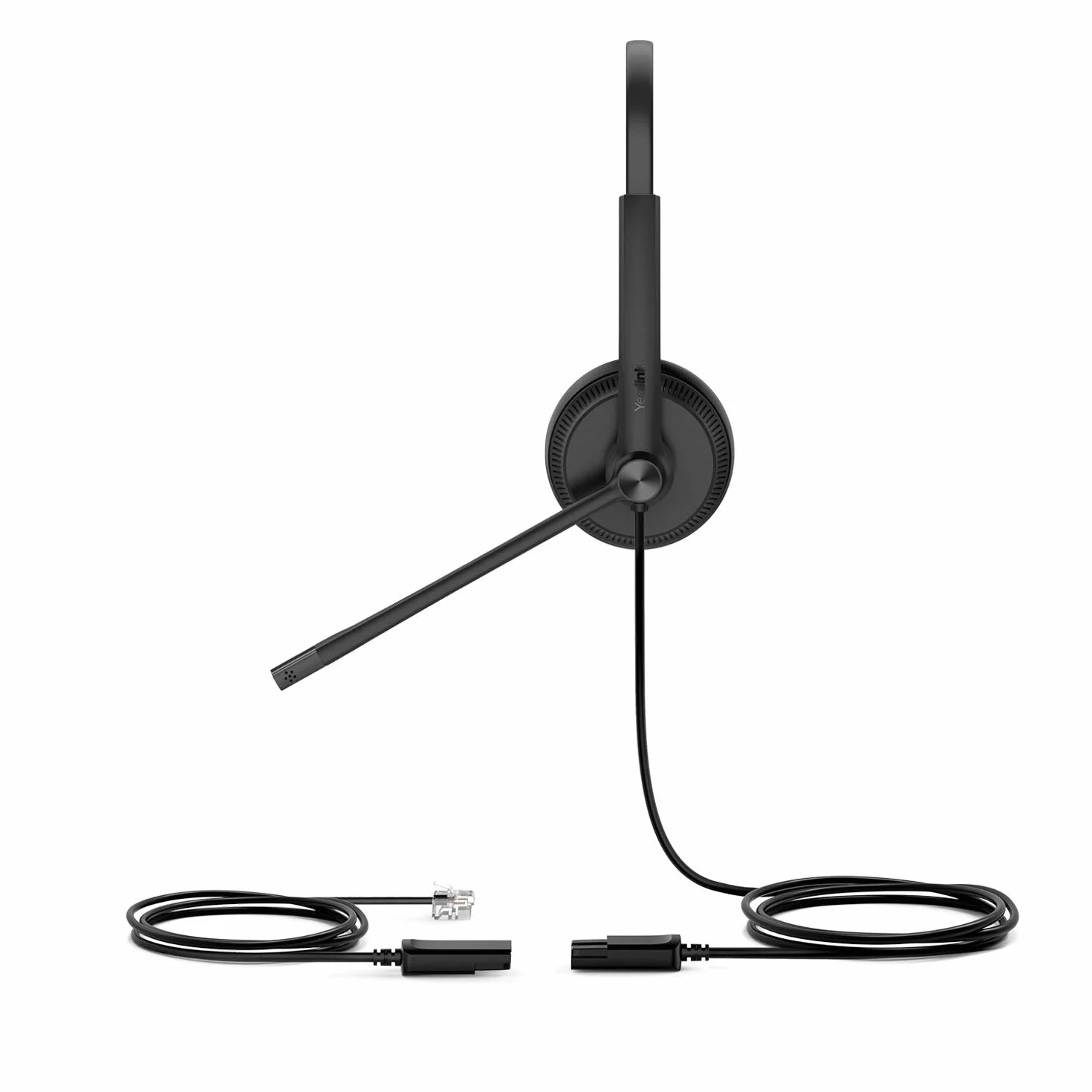 Yealink Headset YHS34 Dual - Due auricolari - con cavo di collegamento RJ