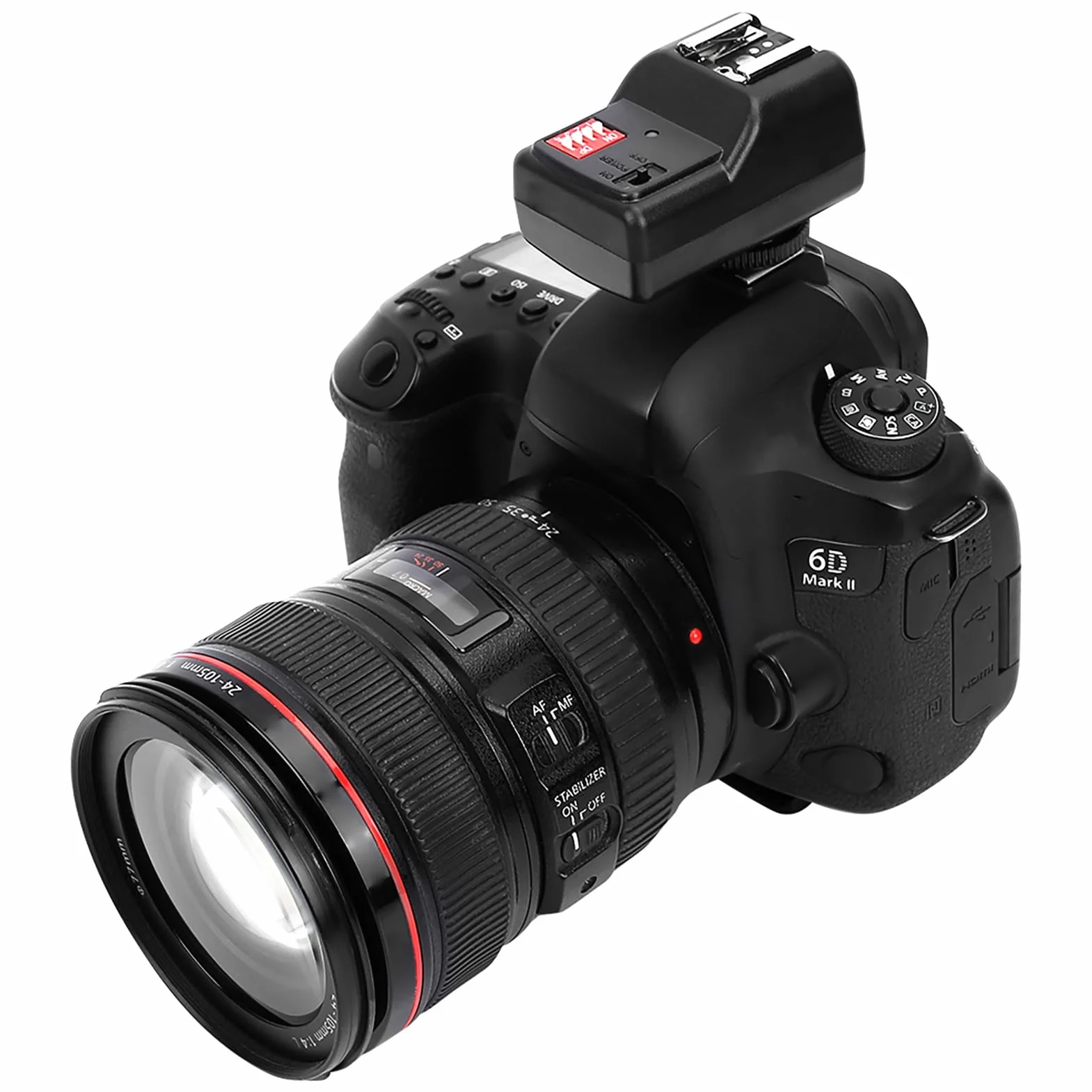 Trigger Flash Wireless 16 Canali con 1 Trasmettitore, 2 Ricevitori, 1 Cavo di Sincronizzazione, compatibile con Pentax e Altre Unità Flash