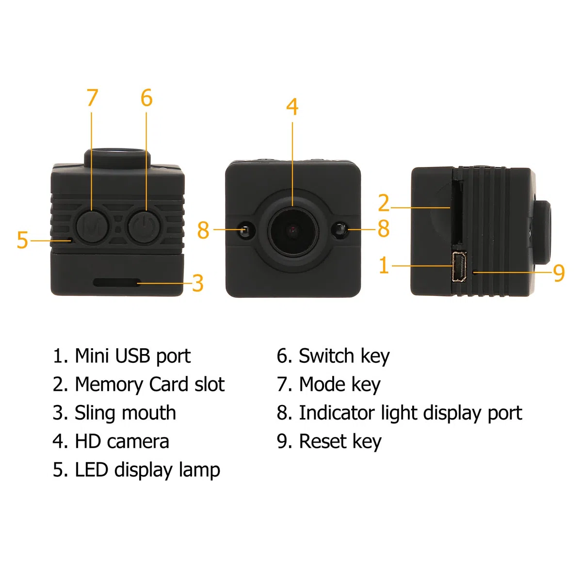 VBESTLIFE Action Camera, 1080P 12MP 32ft Fotocamera Subacquea Impermeabile, Videocamera Subacquea Sportiva, WiFi Fotocamera Sportiva Subacquea DV Camera, 155 Gradi Night Vision Lens, per Nuoto Surf