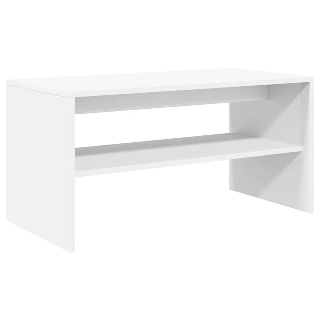 vidaXL Mobile TV e Console TV, Bianco, 60 x 40 x 40 cm, Legno Tecnico, Multifunzionale